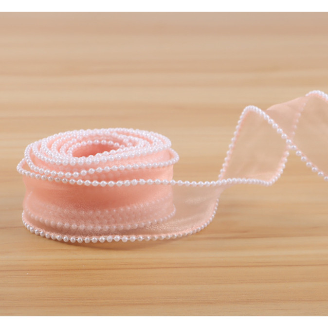 4cm*1yard Bow Pearl Fishtail Yarn Belt Clothing Wedding Accessories Lace Flowers Bouquet Gift Box Packaging(1922L) - Image 17