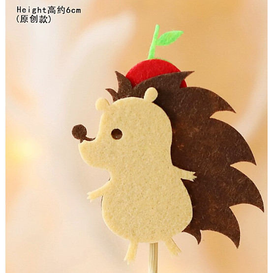 Cyuan Felt Green Trees Cake Toppers Woodland Jungle Party Happy Birthday ChildrenPartyBabyShowerBoyCakeDecoration(1145L) - Image 14