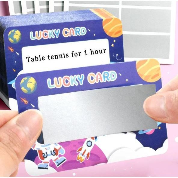 Rectangle Scratch Off Stickers–DIY Stickers for Gender Reveal DIY Lottery| Reward Programs | Scratch Tickets(3184L) - Image 7