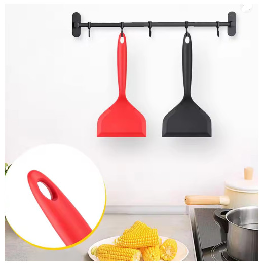 Non-Stick Silicone Turners Spatula Heat Resistant Cooking Shovel Beef Meat Egg Frying Scraper Shovels Kitchen (3191L) - Image 3