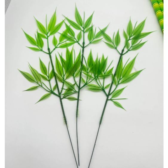 5/10pcs/lot Green Bamboo Paper Straws Happy Birthday Wedding Decorative Event Tropical Party(3252L) - Image 5