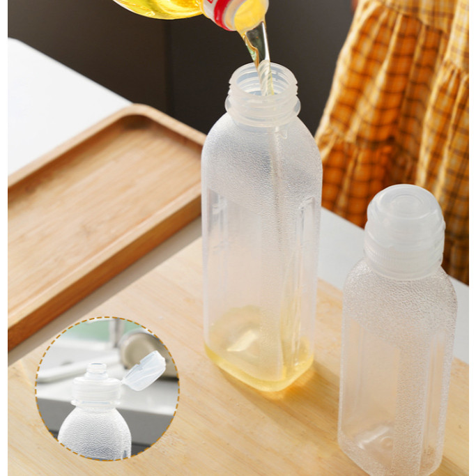 Seasoning Squeeze Sauce Bottle Suitable Kitchen with Flip Cover Squeeze Olive Edible Oil Dispenser (3171L) - Image 2