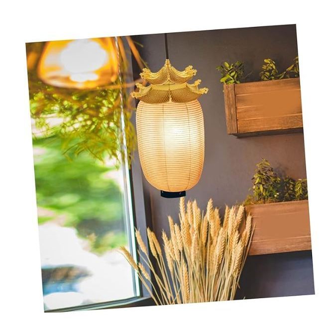 Lantern Cover Accessories Oriental DIY Caps Palace Lantern Topper Replacement Canopy for Home Decor (3183L)