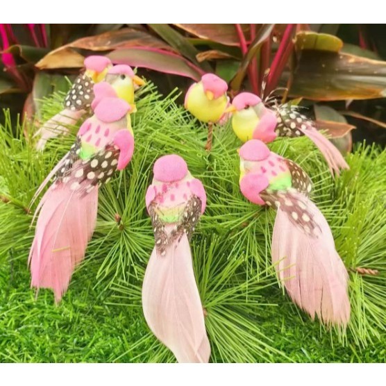 Foam Artificial Birds Wedding Christmas Tree Decor DIY Scrapbooking Wreath (4040L) - Image 11