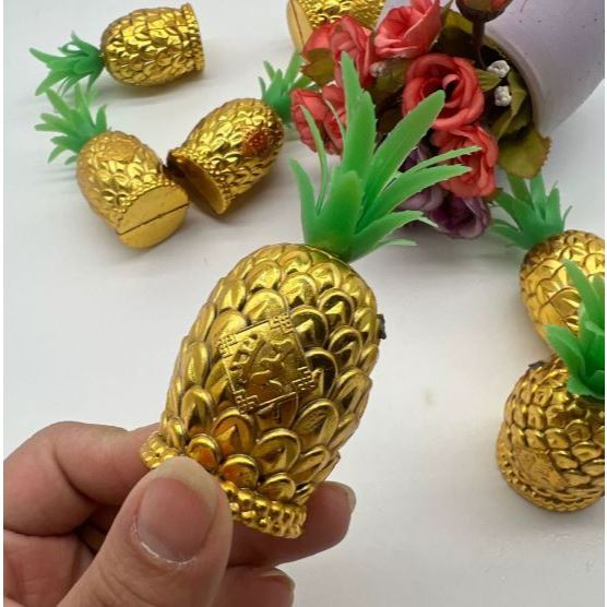 Gold Pineapple Good Fortune and Prospelity Perfect for Gift Good Luck Chinese New Year (3222L) - Image 3