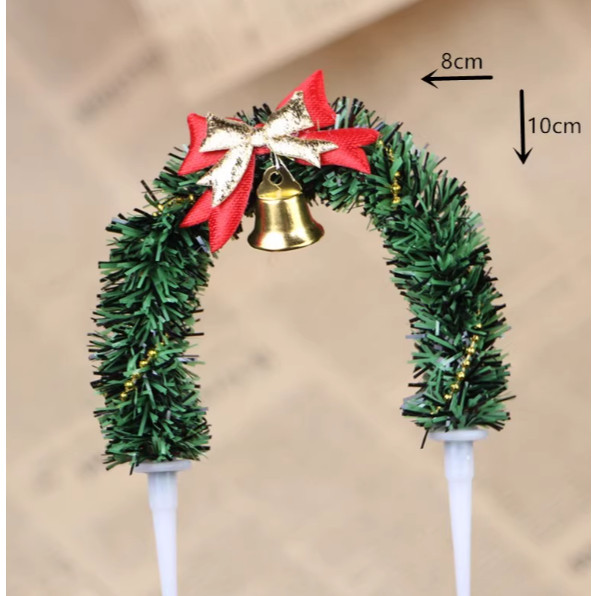 Merry Christmas Cake Topper Birthday Party Cake Insert Xmas Cakes Dessert Decor New Year Gift Christmas Tree(2037L) - Image 11