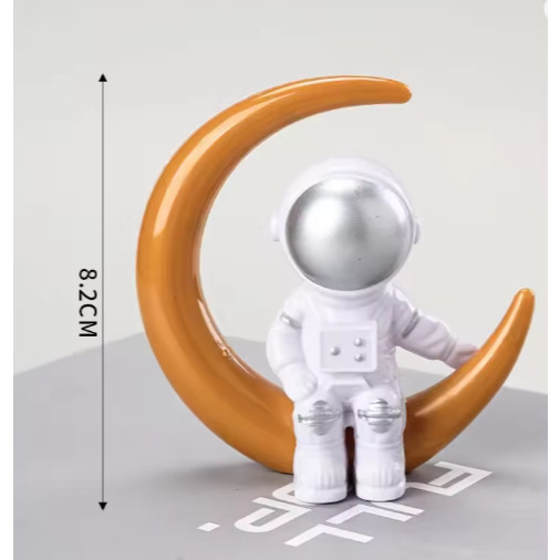Astronaut Aeronautical Model Rocket Scene Space Shuttle Cake Decoration Moon Birthday Cake Topper Cake Decorating(977L) - Image 13