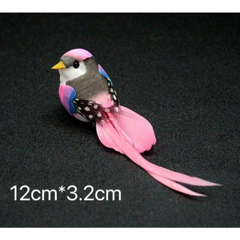 Simulation Birds Foam Artificial Bird Hanging Ornaments New year Christmas Tree Decorative Birds for Home Garden (4038L) - Image 2