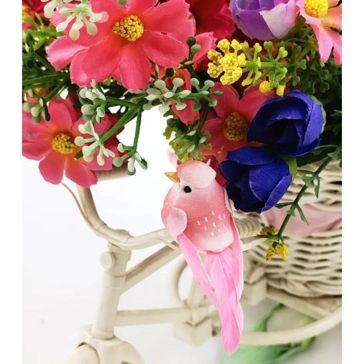 Artificial Foam Feather Birds Models Home Ornaments Garden Miniature (4041L) - Image 9
