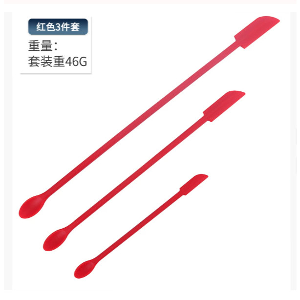 Silicone Spatula Mini Jam Scraper Small Tip Double-headed Scoop Cream Butter Spoon Kitchen Accessories Creative (2847L) - Image 14