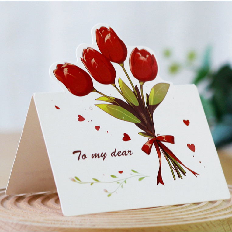 3D Floral Greeting Cards for Wedding, Valentine‘s, Thanksgiving, Teacher‘s, Father’s & Mother 花束小卡片(4043L) - Image 9
