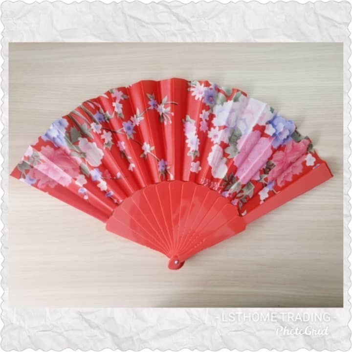 Classical Plastic Folding Fan Chinese Style Retro Hand Held Fan Floral Dance Performances Custom Fan Wedding (2839L) - Image 10