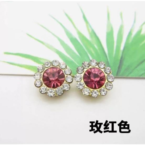 5pcs 10mm Flower Rhinestones Beads Jewelry Making Silver Gold Claw Flatback Crystal Cabochon Sew On Hair Clip (3241L) - Image 13