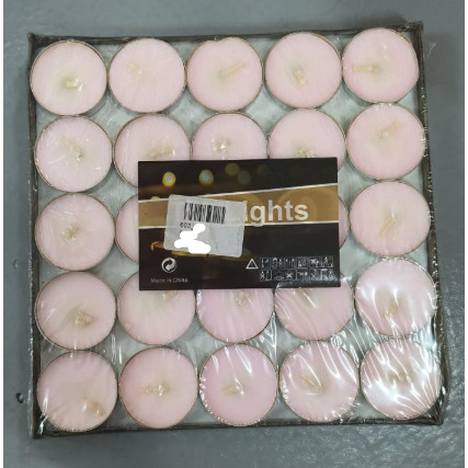 50pcs/set Romantic Smokeless candles circle heart-shaped Tealight decorative Candle(603L) - Image 9