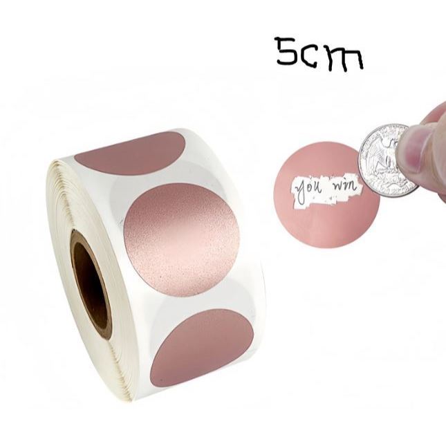Round rectangle Scratch Off Stickers Surprise Labels Secret Code Cover Sticker Activity Card Self-Adhesive Sticker(3185L - Image 10