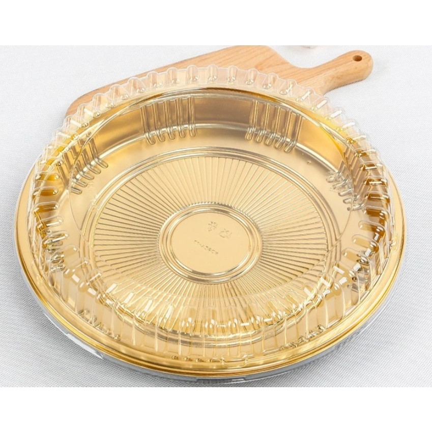 Disposable Fruit Snack Platter Environmentally Friendly Plastic PET Material Commercial Sushi Dish Sashimi (4042L) - Image 3