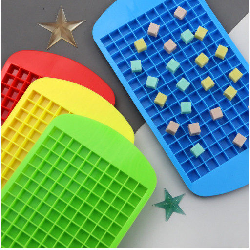 160 Grid Mini Square Ice Maker Mold Ice Cube Silicone Mold Silicone Ice Cube Maker Foldable Ice Cube Tray Kitchen(2748L) - Image 15
