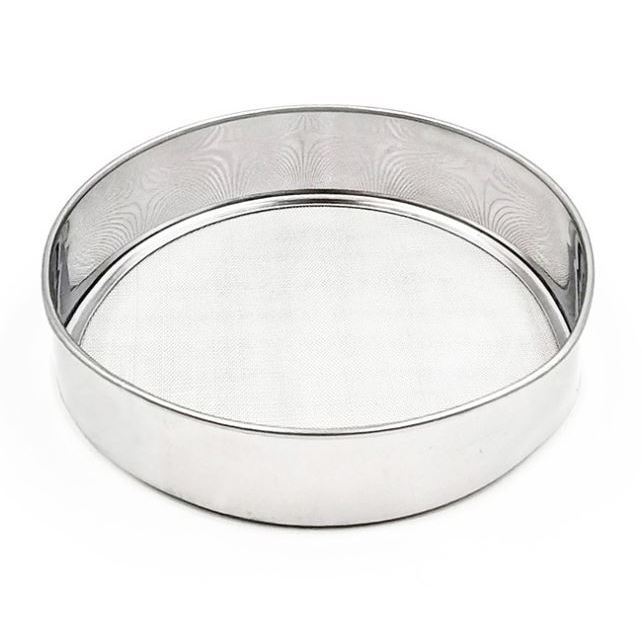 18cm Round Kitchen Mesh Flour Sifter Stainless Steel Flour Sieve Baking Tool Ultra-fine Strainer Sifters(3218L) - Image 4