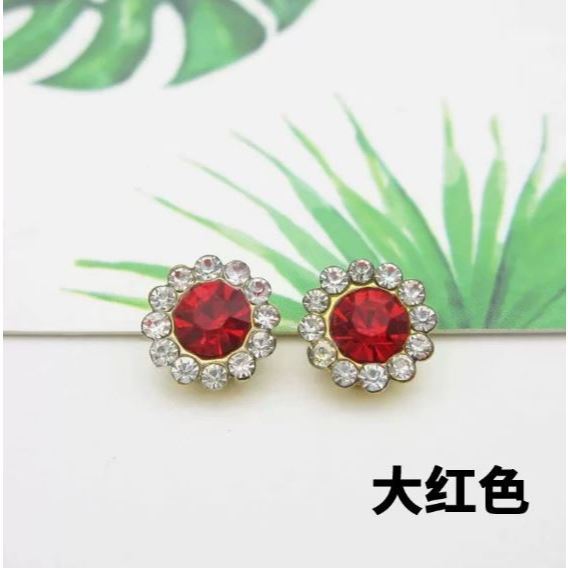 5pcs 10mm Flower Rhinestones Beads Jewelry Making Silver Gold Claw Flatback Crystal Cabochon Sew On Hair Clip (3241L) - Image 15
