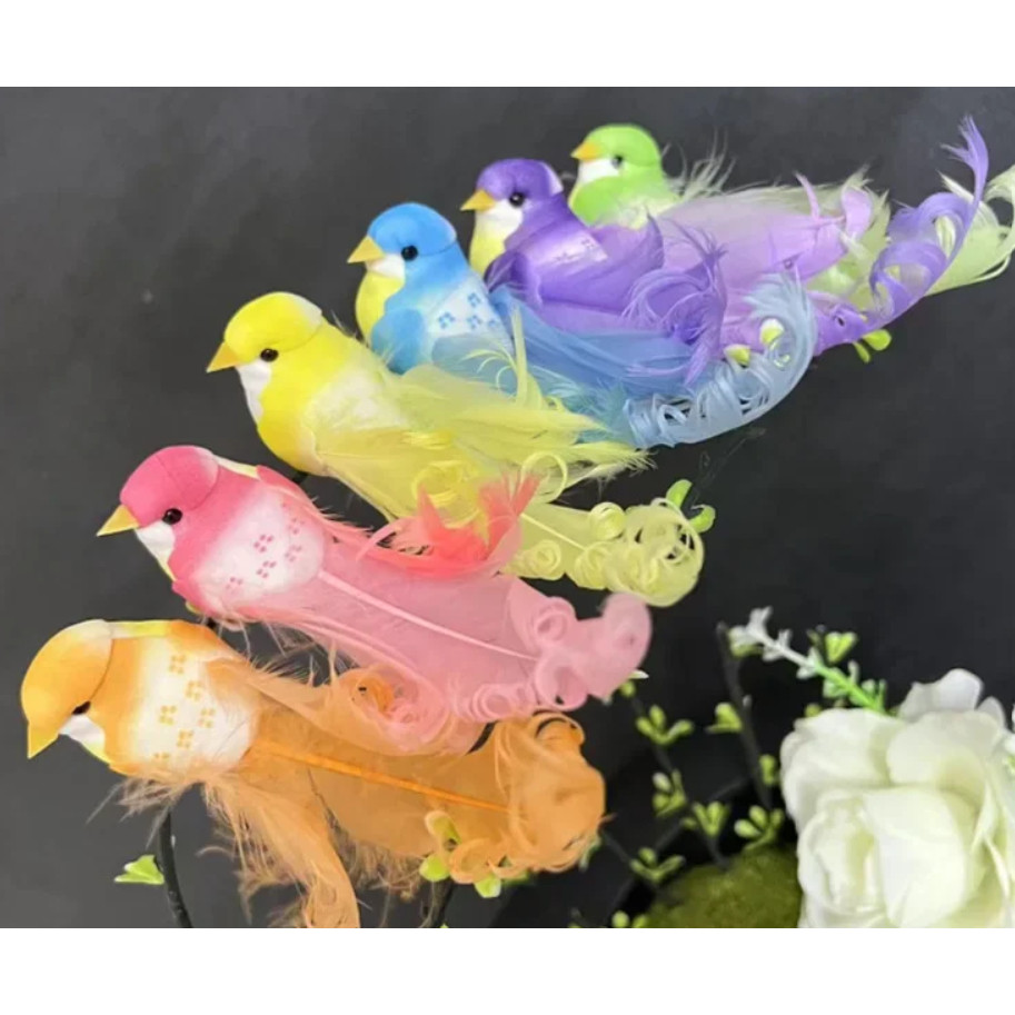 Simulation Birds Foam Artificial Bird Hanging Ornaments New year Christmas Tree Decorative Birds for Home Garden (4038L) - Image 7