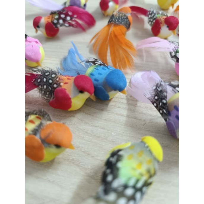 Foam Artificial Birds Wedding Christmas Tree Decor DIY Scrapbooking Wreath (4040L) - Image 5