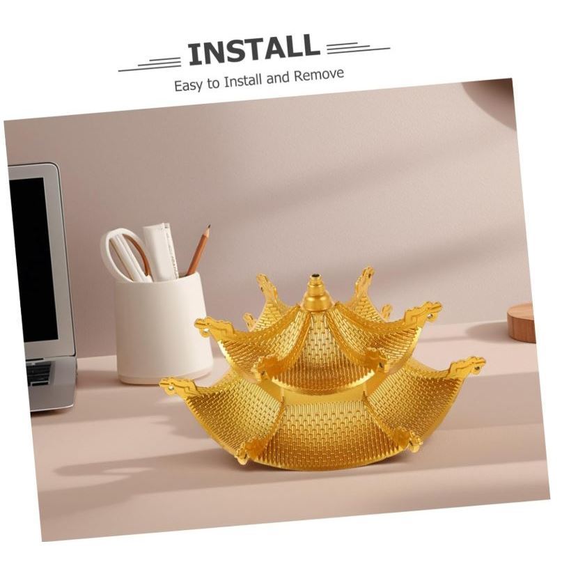 Lantern Cover Accessories Oriental DIY Caps Palace Lantern Topper Replacement Canopy for Home Decor (3183L) - Image 2