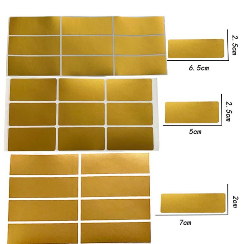 Rectangle Scratch Off Stickers–DIY Stickers for Gender Reveal DIY Lottery| Reward Programs | Scratch Tickets(3184L) - Image 4