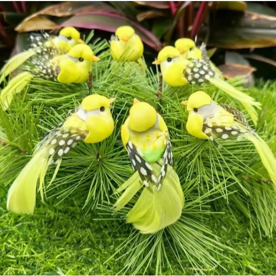 Foam Artificial Birds Wedding Christmas Tree Decor DIY Scrapbooking Wreath (4040L) - Image 8