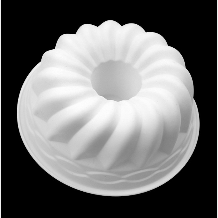 16.3cm Cake Mould Baking Pan, Silicone Ring Cake Mould, Reusable Baking Cups, Fluted Baking Moulds (3203L) - Image 2