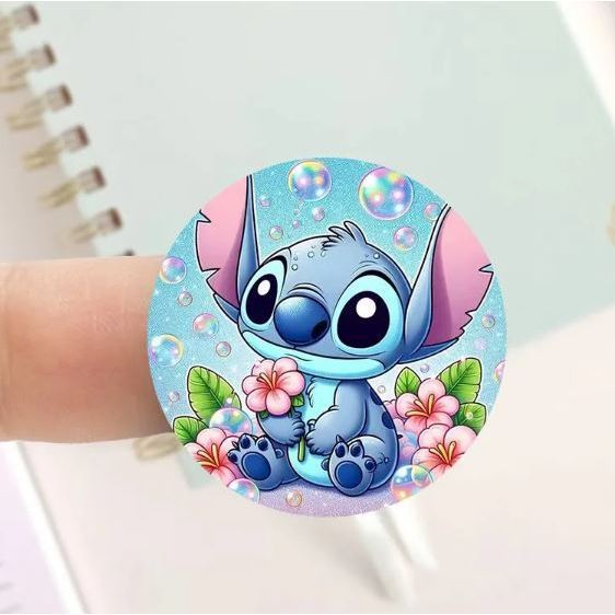 500pcs/roll Disney Movie Stitch Cartoon Sticker Waterproof DIY Graffiti Phone Laptop Luggage Guitar Notebook Stick(3232L - Image 3