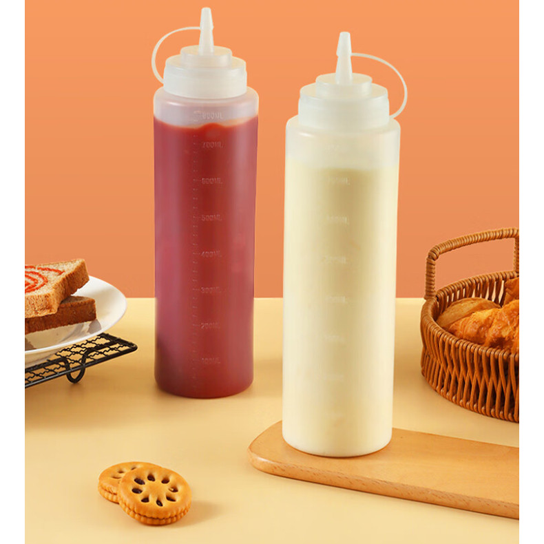 Seasoning Squeeze Sauce Bottle Suitable Kitchen with Flip Cover Squeeze Olive Edible Oil Dispenser (3171L) - Image 8