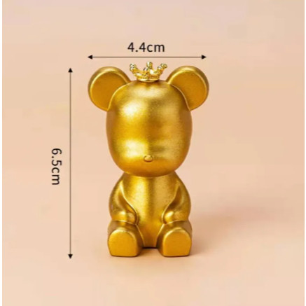Cute Glowing Balloon Pink Gold Bear Love Cake Topper Valentine's Day Gift Baby Birthday Baking Dessert Decor(2009L) - Image 10