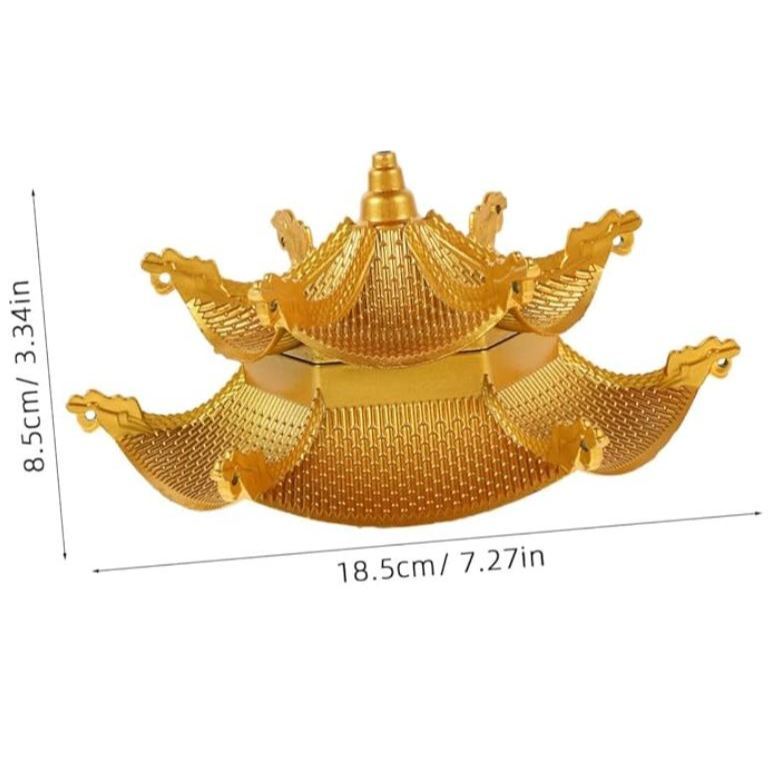 Lantern Cover Accessories Oriental DIY Caps Palace Lantern Topper Replacement Canopy for Home Decor (3183L) - Image 5