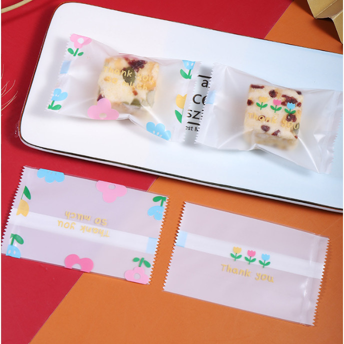 100/200pcs Chinese New Year Candy Bag Machine Sealed Bag For Nougat Cookies Chocolate Food Packaging 糖果袋 (2715L) - Image 19