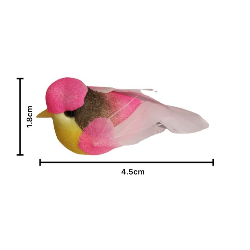 Artificial Foam Feather Birds Models Home Ornaments Garden Miniature (4041L) - Image 5