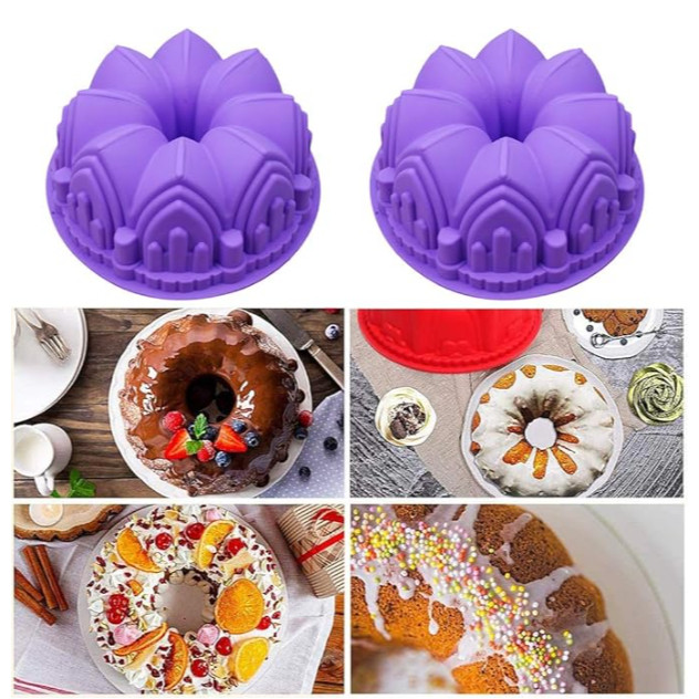 Silicone baking tray, Nalcy cake baking Mold, non-stick coating and easy to clean used special baking cake (3204L) - Image 7