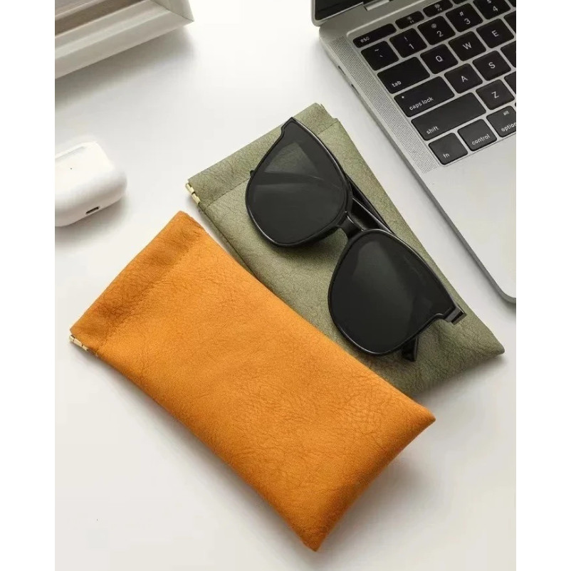 Glasses Bag Sunglasses men's and women's Storage Set Elastic Plate Mouth Automatic Closing Glasses Storage Bag (4047L) - Image 5