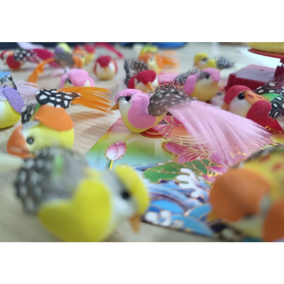 Foam Artificial Birds Wedding Christmas Tree Decor DIY Scrapbooking Wreath (4040L) - Image 2