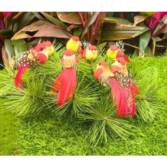Foam Artificial Birds Wedding Christmas Tree Decor DIY Scrapbooking Wreath (4040L) - Image 13