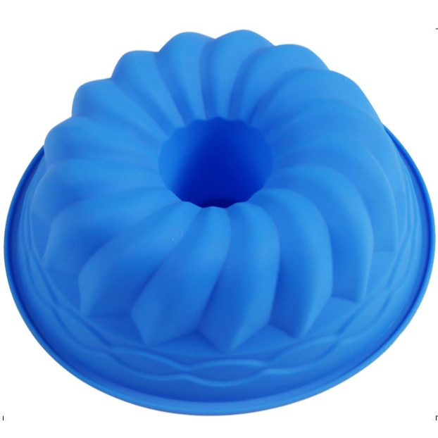 16.3cm Cake Mould Baking Pan, Silicone Ring Cake Mould, Reusable Baking Cups, Fluted Baking Moulds (3203L) - Image 7