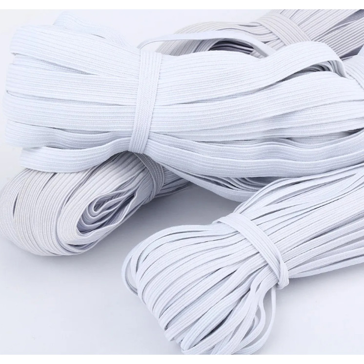 1yard 4/5/6/8/10/12/20mm Flat Elastic Band White Nylon Rubber Waist Band for Pregnant Baby DIY Sewing Garment 松紧带(1947L) - Image 9
