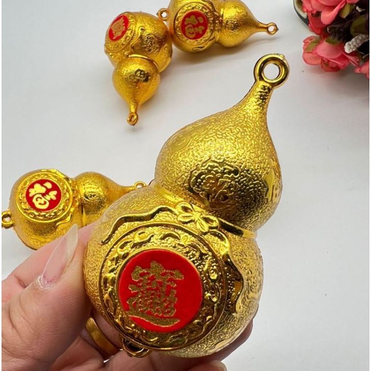Red Gourd Ornaments for Chinese Year Spring Decor Lucky Hanging Pendants to Create Festive Atmosphere (3249L) - Image 9