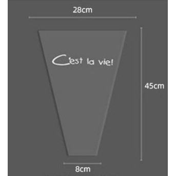 100pcs Flower Wrapping Bags Flower Bouquet Packaging Bags Floral Arrangement Bag(1962L) - Image 9