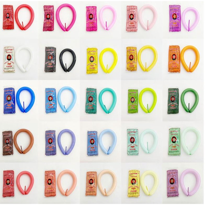 20pcs Small Prince Magic Changeable Long Balloon Monochrome Genuine Wedding Bar KTV Birthday Party Decoration(1961L) - Image 6