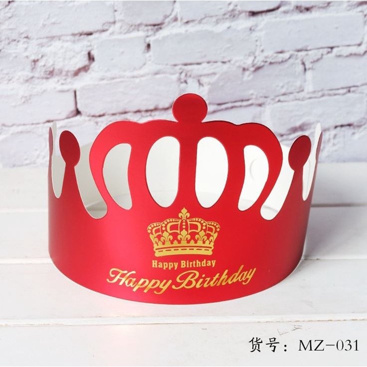 5pcs Kids Adults Happy Birthday Paper Hats Prince Princess Crown Party Decoration (1461L) - Image 11