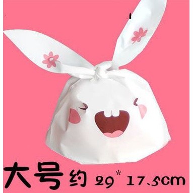 50pcs/lot cute rabbit ear cookie bags Self-adhesive Plastic Bags for Biscuits Snack Baking Package food bag(150L) - Image 10