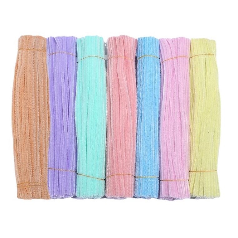 10pcs Chenille Stems Stick Cleaners Macaron Color Kindergarten Kids DIY Handmade Materials Festival Decoration(1969L) - Image 6
