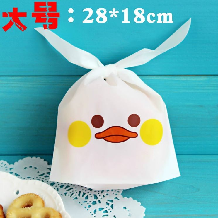 50pcs/lot cute rabbit ear cookie bags Self-adhesive Plastic Bags for Biscuits Snack Baking Package food bag(150L) - Image 8