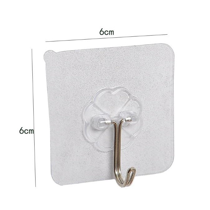 1pc Strong Wall Hooks Transparent Suction Cup Sucker Hanger Kitchen Bathroom Glass Tile Seamless Suction 无痕粘胶挂钩(1970L) - Image 2