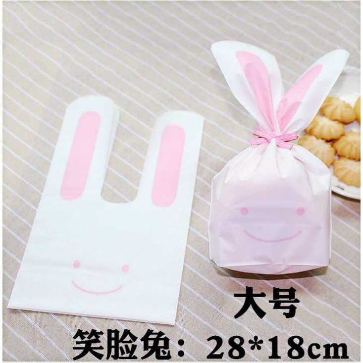 50pcs/lot cute rabbit ear cookie bags Self-adhesive Plastic Bags for Biscuits Snack Baking Package food bag(150L) - Image 13